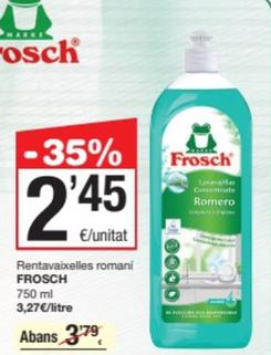 Oferta de Detergente lavavajillas por 2,45€ en SPAR Fragadis