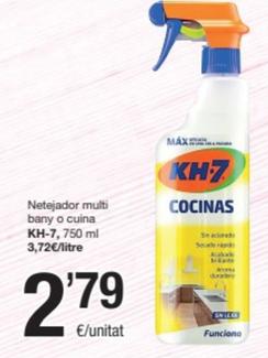 Oferta de Kh-7 - Netejador Multi Bany / Cuina por 2,79€ en SPAR Fragadis