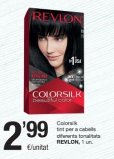 Oferta de Revlon - Colorsilk Tint Per A Cabells Diferents Tonalitats por 2,99€ en SPAR Fragadis