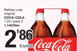 Oferta de Coca-cola - Refresc Cola Original por 2,86€ en SPAR Fragadis