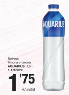 Oferta de Aquarius - Refresc Ilimona / Taronja por 1,75€ en SPAR Fragadis