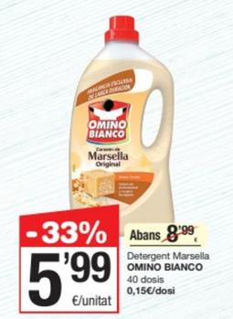 Oferta de Omino Bianco - Detergent Marsella por 5,99€ en SPAR Fragadis
