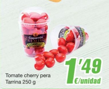 Oferta de Tarrina - Tomate Cherry Pera por 1,49€ en SPAR Fragadis