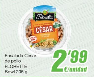 Oferta de Florette - Ensalada César De Pollo por 2,99€ en SPAR Fragadis
