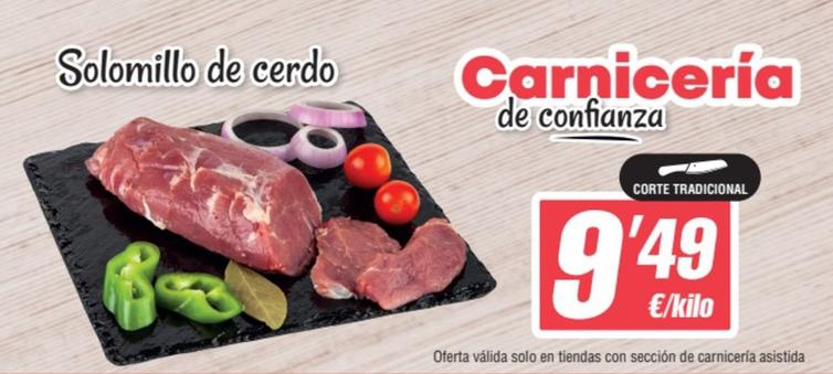 Oferta de Spar - Solomillo De Cerdo por 9,49€ en SPAR Fragadis