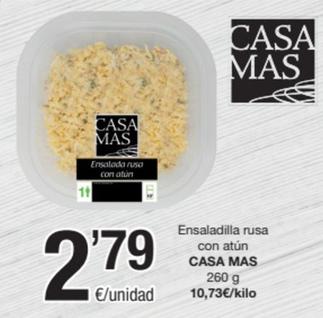 Oferta de Casa Mas - Ensaladilla Rusa Con Atún por 2,79€ en SPAR Fragadis