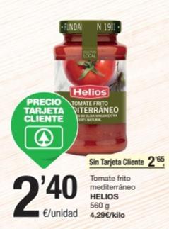 Oferta de Helios - Tomate Frito Mediterráneo por 2,65€ en SPAR Fragadis