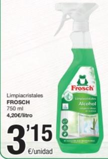 Oferta de Frosch - Limpiacristales por 3,15€ en SPAR Fragadis