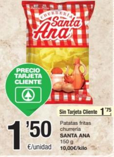 Oferta de Santa Ana - Patatas Fritas Churreria por 1,75€ en SPAR Fragadis
