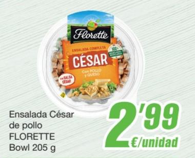 Oferta de Florette - Ensalada César De Pollo por 2,99€ en SPAR Fragadis