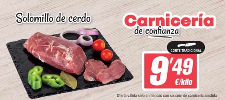 Oferta de Spar - Solomillo De Cerdo por 9,49€ en SPAR Fragadis