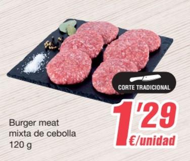 Oferta de Spar - Burger Meat Mixta De Cebolla por 1,29€ en SPAR Fragadis