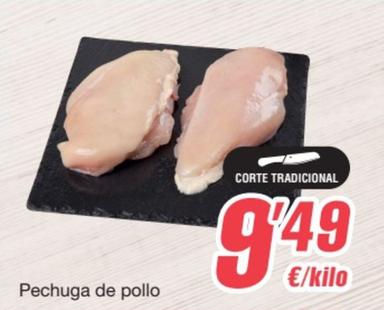 Oferta de Spar - Pechuga De Pollo por 9,49€ en SPAR Fragadis