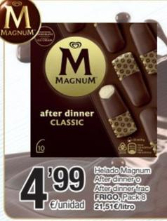 Oferta de Magnum - Helado After Dinner / After Dinner Frac por 4,99€ en SPAR Fragadis