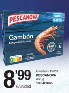 Oferta de Pescanova - Gambon por 8,99€ en SPAR Fragadis