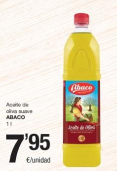 Oferta de Abaco - Aceite De Oliva Suave por 7,95€ en SPAR Fragadis