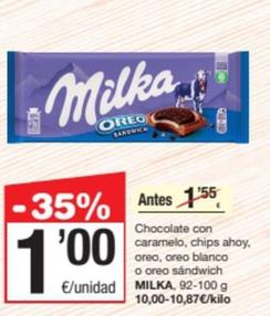 Oferta de Chocolate por 1€ en SPAR Fragadis