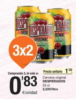 Oferta de Cerveza por 1,25€ en SPAR Fragadis