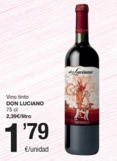 Oferta de Don Luciano - Vino Tinto por 1,79€ en SPAR Fragadis