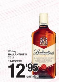 Oferta de Ballantine's - Whisky por 12,95€ en SPAR Fragadis