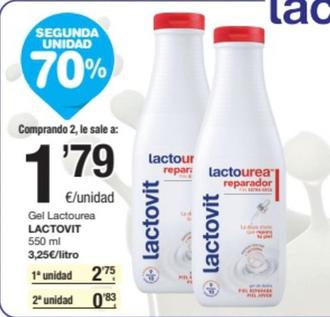 Oferta de Lactovit - Gel Lactourea por 2,75€ en SPAR Fragadis