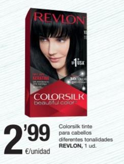 Oferta de Revlon - Colorsilk Tinte Para Cabellos Diferentes Tonalidades por 2,99€ en SPAR Fragadis