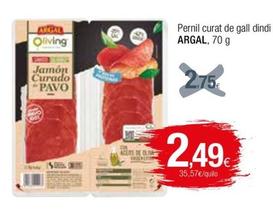 Oferta de Argal - Pernil Curat De Gall Dindi por 2,49€ en Condis
