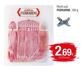 Oferta de Ferrarini - Pernil Cuit por 2,69€ en Condis