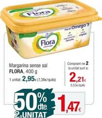 Oferta de Flora - Margarina Sense Sal por 2,95€ en Condis