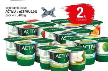 Oferta de Activa - Logurt Amb Fruites por 2€ en Condis