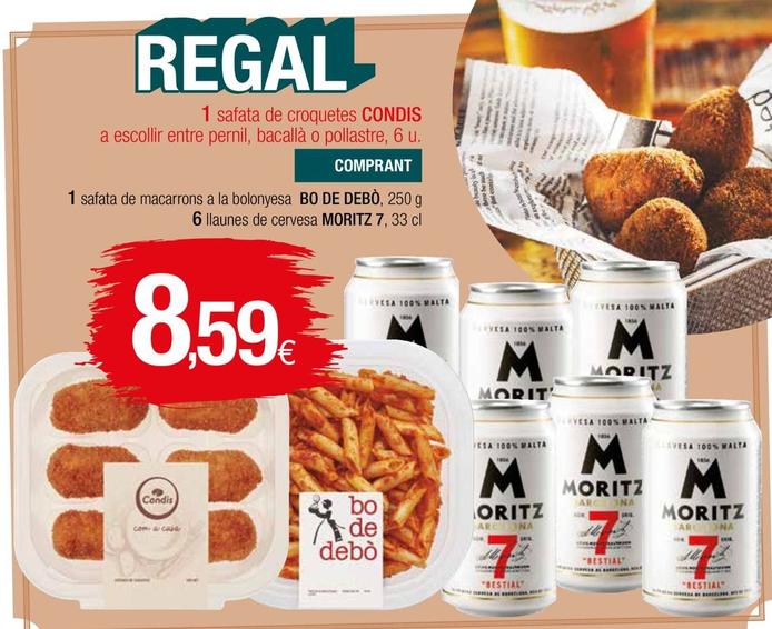 Oferta de Cerveza por 8,59€ en Condis