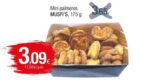 Oferta de Musfi's - Mini Palmeres  por 3,09€ en Condis