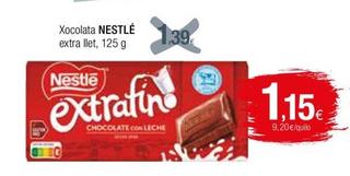 Oferta de Nestlé - Xocolata Extra Llet por 1,15€ en Condis