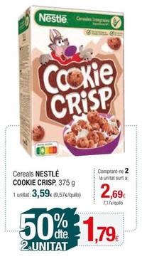 Oferta de Nestlé - Cereals Cookie Crisp por 3,59€ en Condis