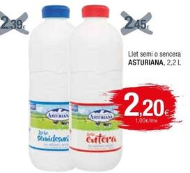 Oferta de Asturiana - Llet Semi por 2,2€ en Condis