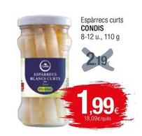 Oferta de Condis - Espàrrecs Curts por 1,99€ en Condis