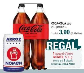 Oferta de Coca-Cola por 3,9€ en Condis