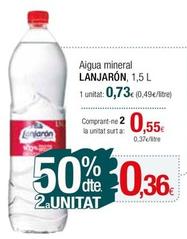 Oferta de Agua por 0,73€ en Condis