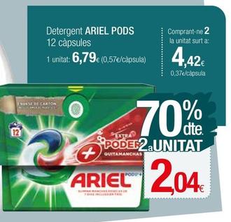 Oferta de Ariel - Detergent Pods por 6,79€ en Condis