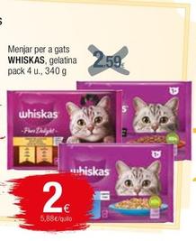 Oferta de Comida para gatos por 2€ en Condis