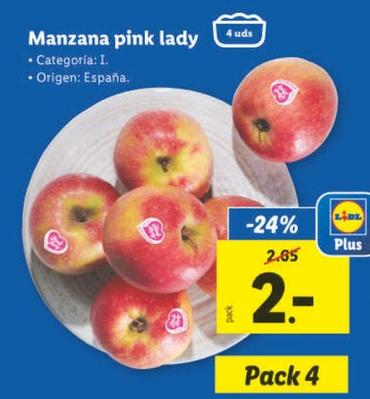 Oferta de Pink Lady - Manzana por 2€ en Lidl