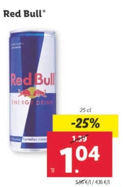 Oferta de Red Bull  por 1,04€ en Lidl