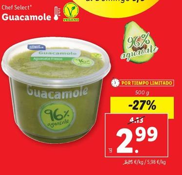 Oferta de Chef Select - Guacamole por 2,99€ en Lidl