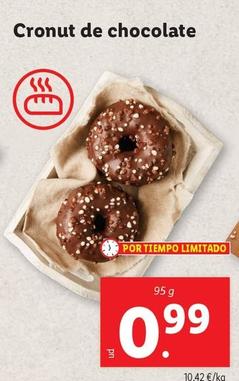 Oferta de Cronut De Chocolate por 0,99€ en Lidl