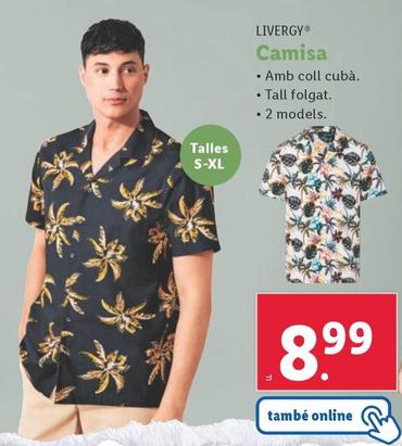 Oferta de Livergy - Camisa por 9,99€ en Lidl