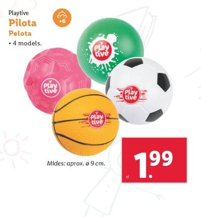 Oferta de Playtive - Pelota por 2,19€ en Lidl