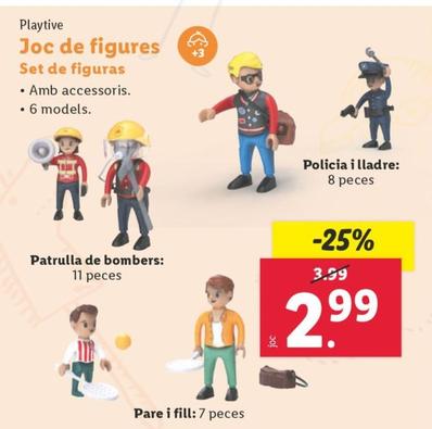 Oferta de Playtive - Set De Figuras por 3,39€ en Lidl
