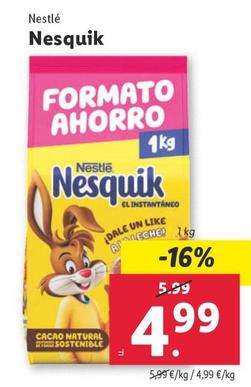 Oferta de Nestlé - Nesquik por 4,99€ en Lidl