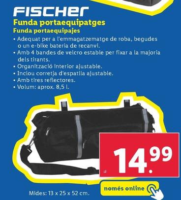Oferta de Fischer - Funda Portaequipajes por 14,99€ en Lidl