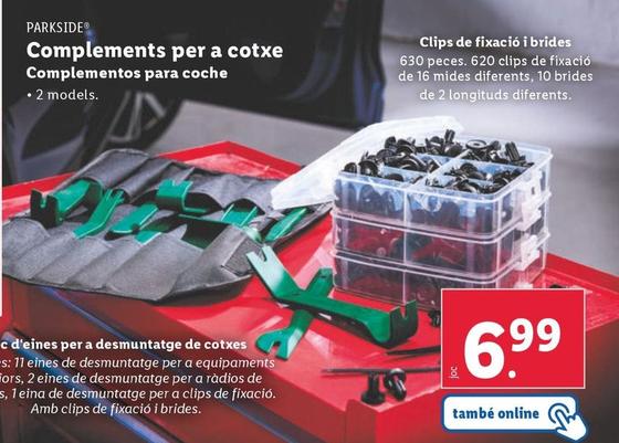 Oferta de Parkside - Complementos Para Coche por 6,99€ en Lidl